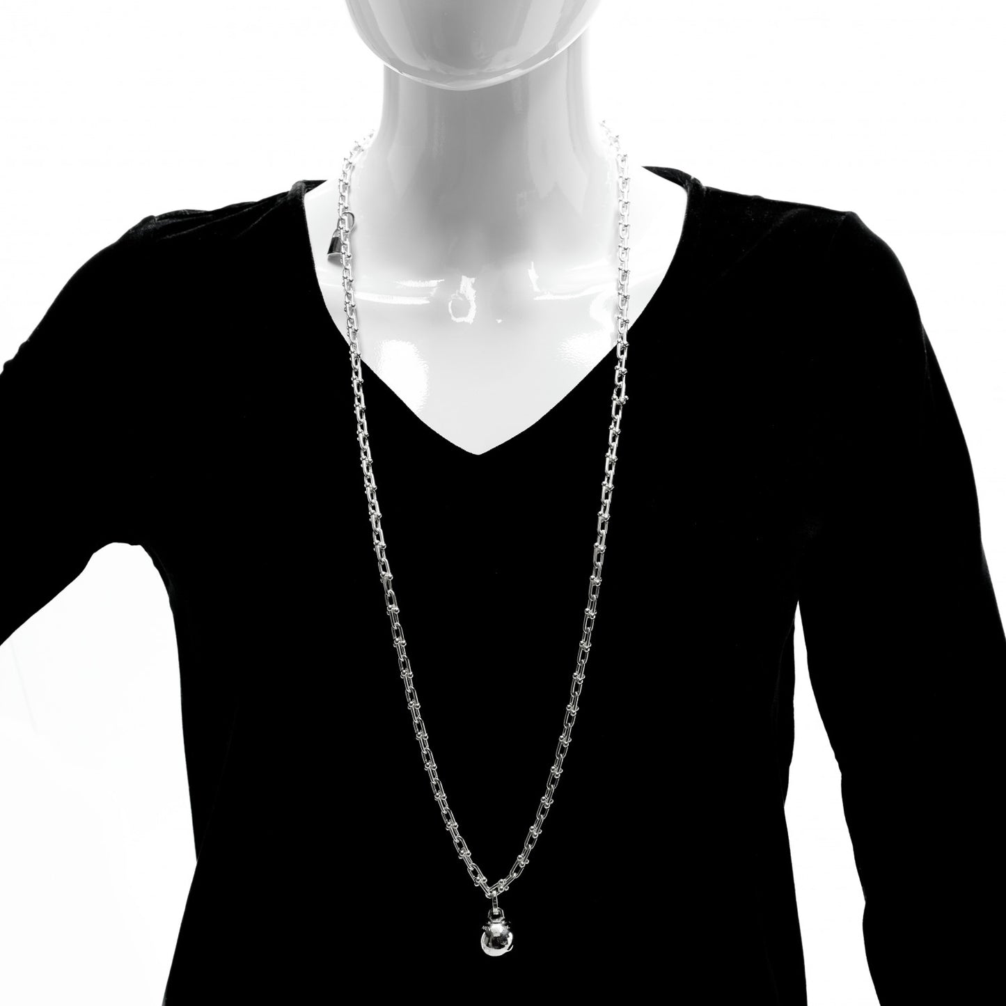 Sterling Silver HardWear Wrap Necklace