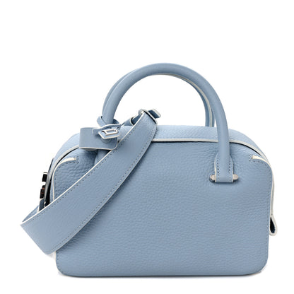 Delvaux Taurillon Soft Mini Cool Box Satchel Pacific 1 of 9