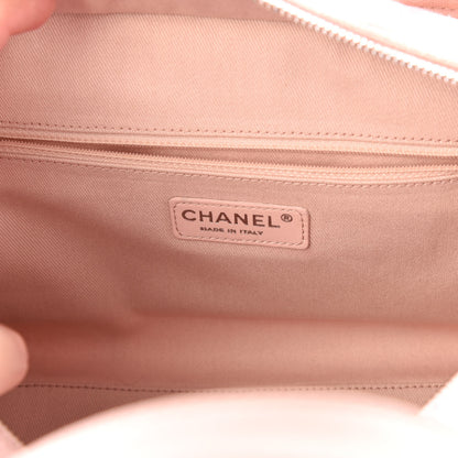 Chanel Canvas Deauville Small Bowling Bag Light Pink 9 of 11