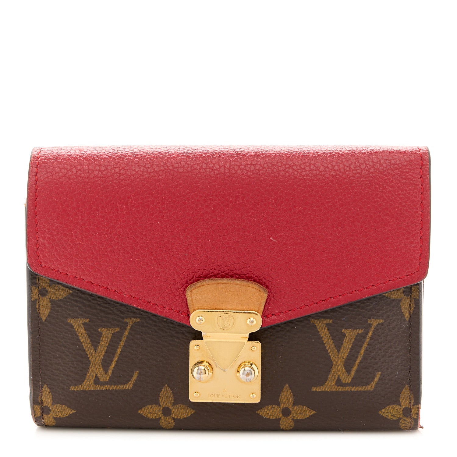 Louis Vuitton Monogram Pallas Compact Wallet NM Cerise 1 of 10