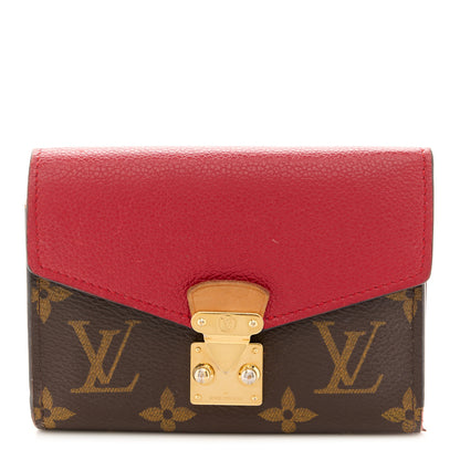 Louis Vuitton Monogram Pallas Compact Wallet NM Cerise 1 of 10