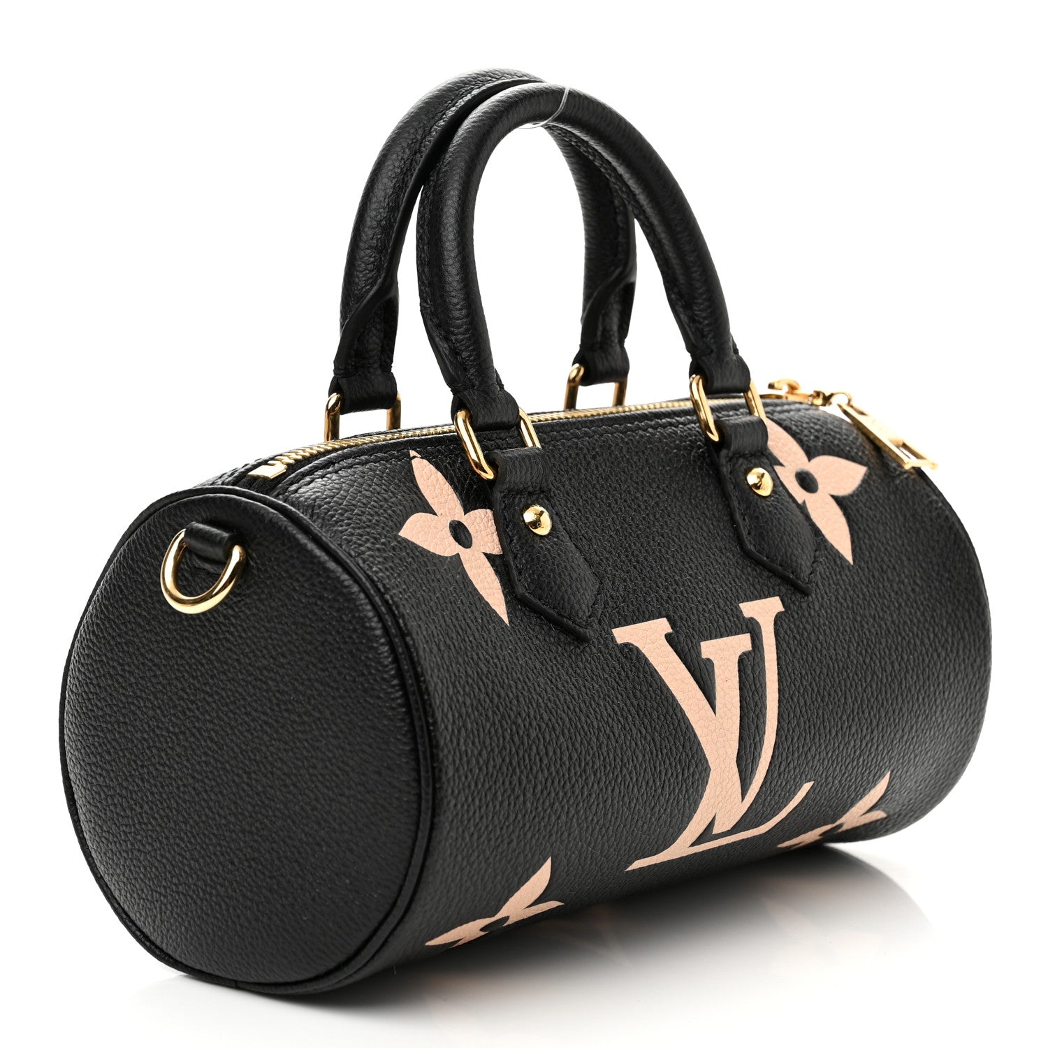 Louis Vuitton Empreinte Monogram Giant Papillon BB Black Beige 3 of 8