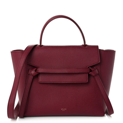 Celine Grained Calfskin Micro Belt Bag Plum 1 of 13