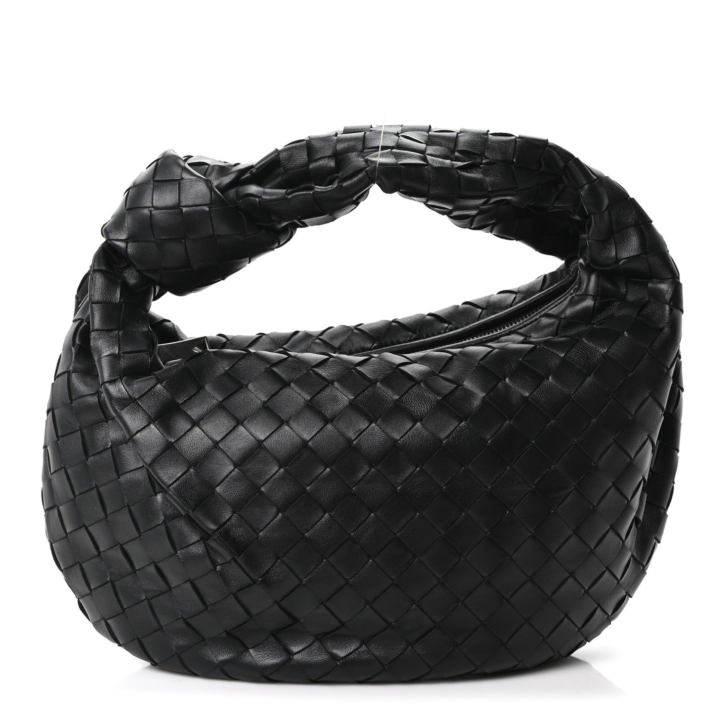 Nappa Intrecciato Teen Jodie Hobo Black