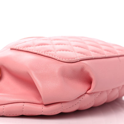 Chanel Lambskin Quilted Waist Belt Bag Pink 8 of 10