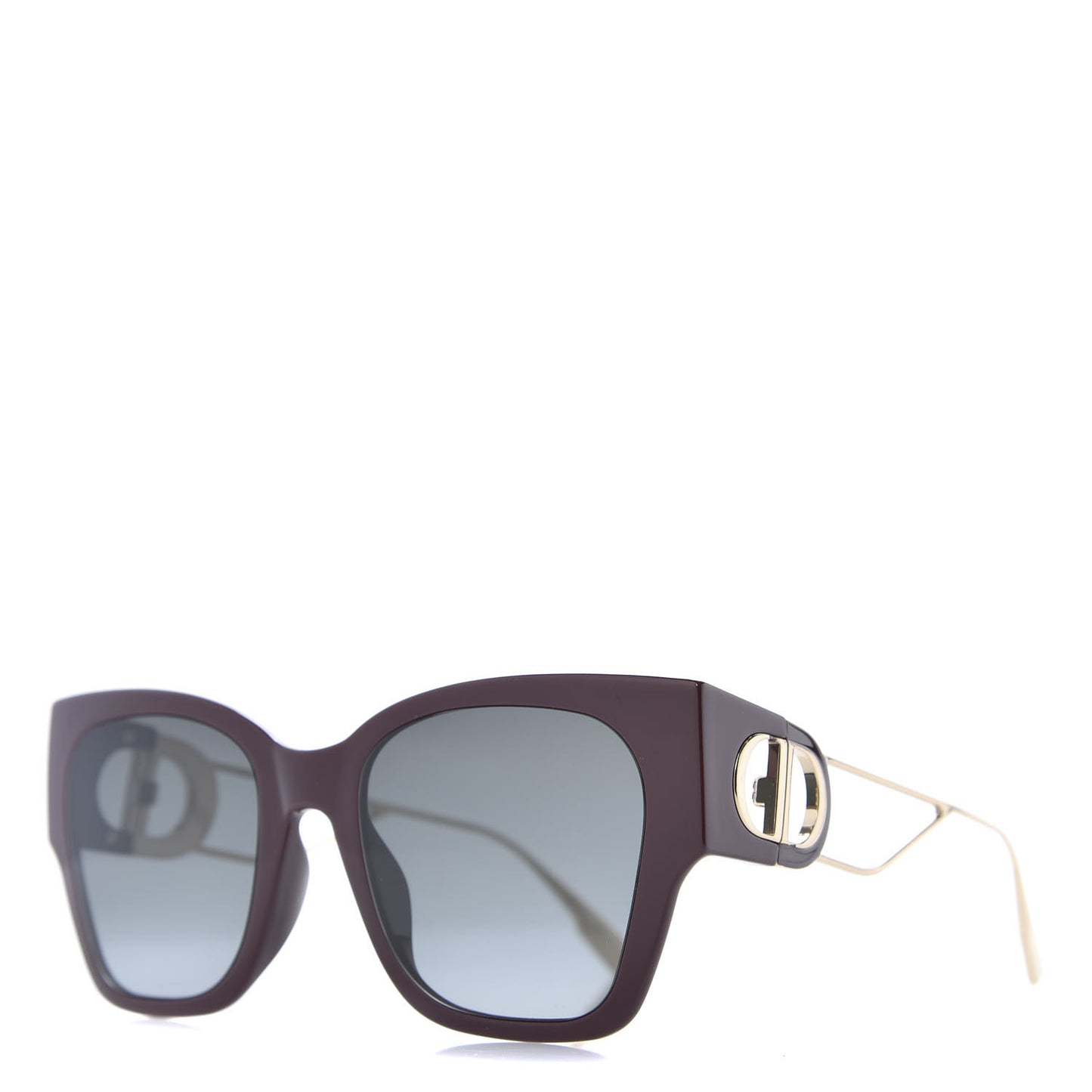 Rectangular 30 Montaigne 1 Sunglasses Burgundy