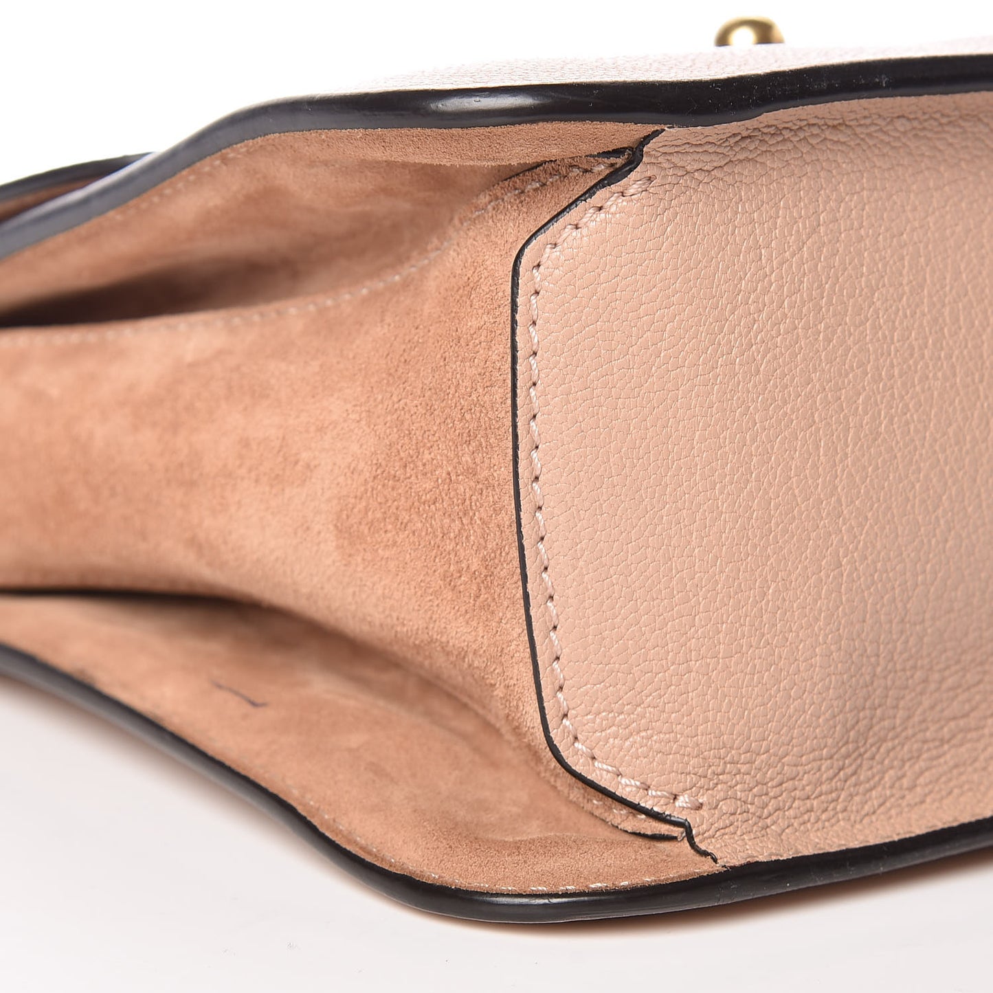 Goatskin Medium Mily Shoulder Bag Biscotti Beige