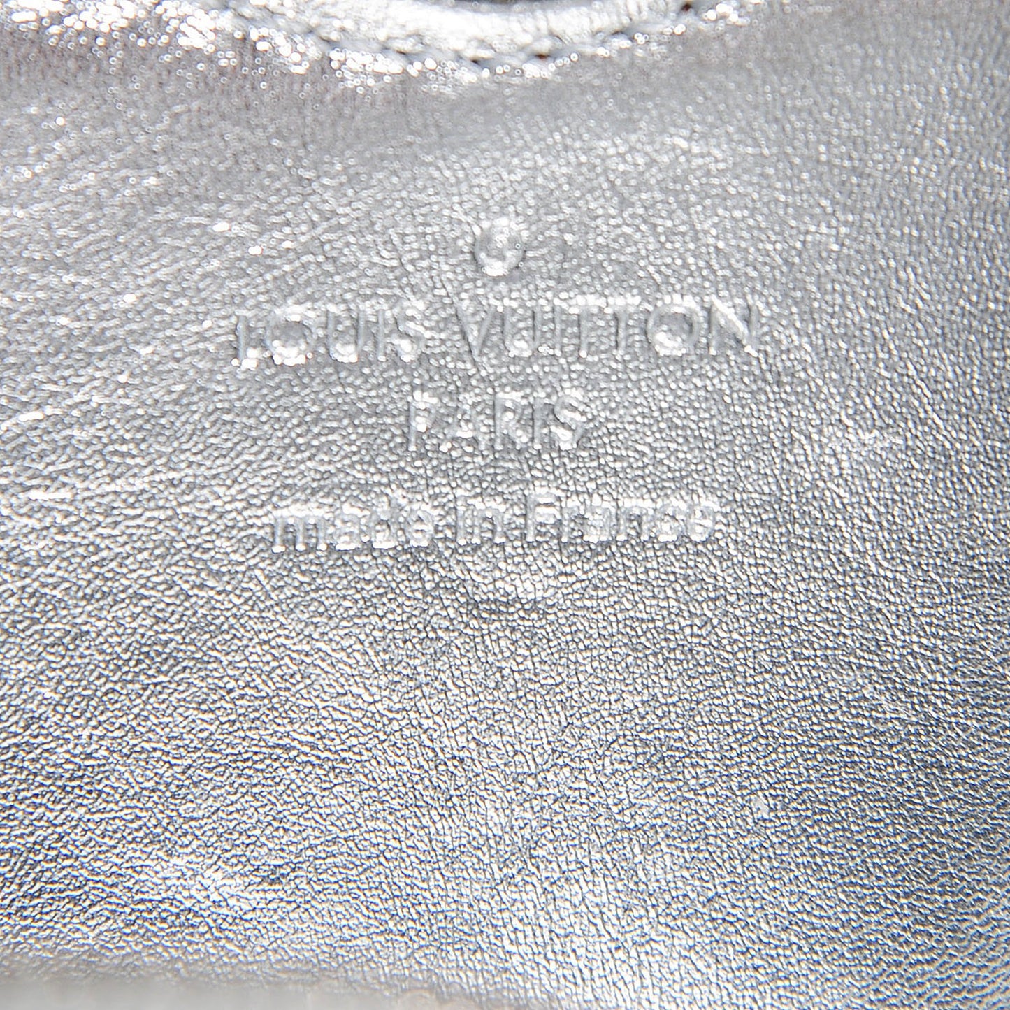 Monogram Miroir Heart Coin Purse Silver