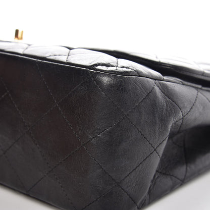 Chanel Lambskin Quilted Jumbo Single Flap Black 13 of 13