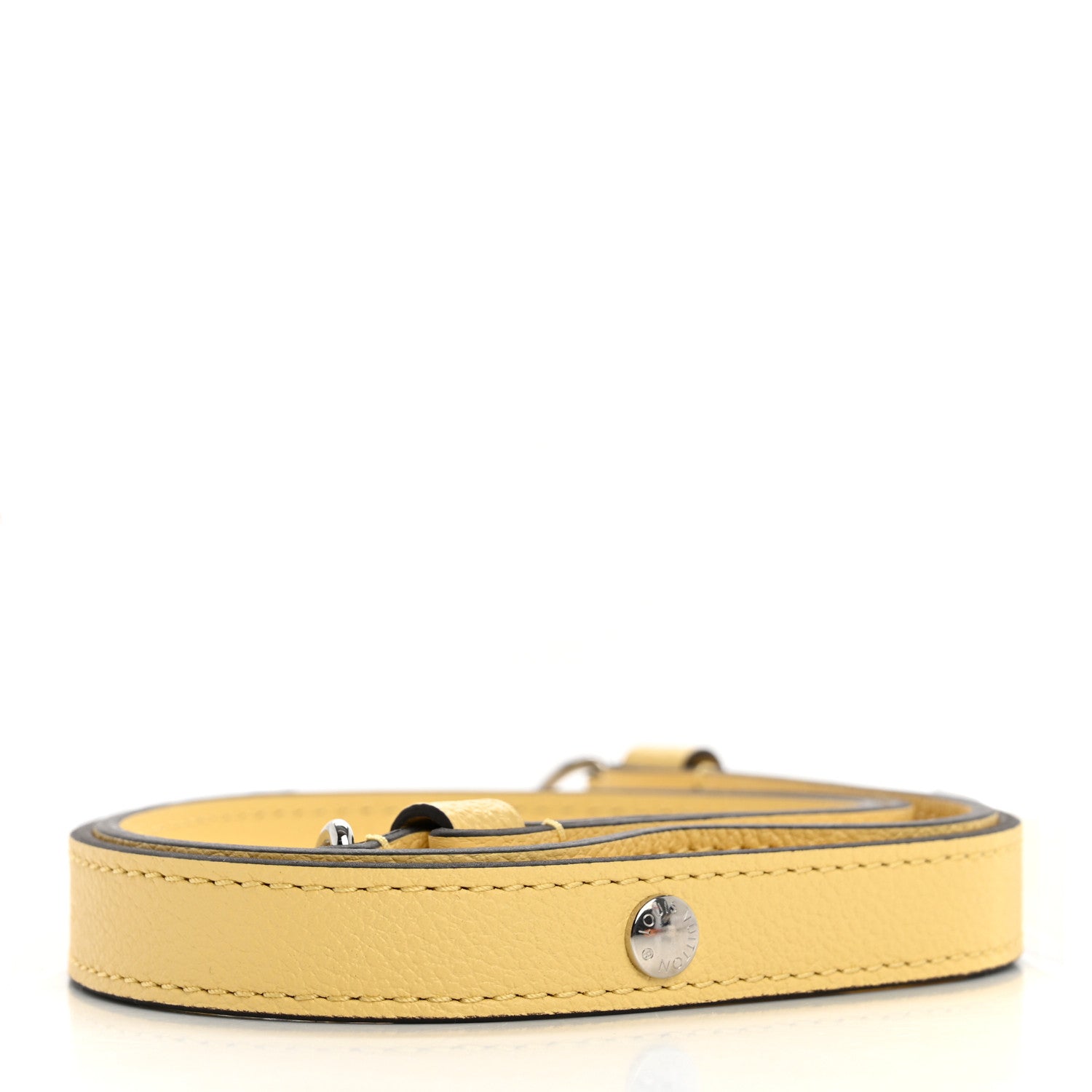 Louis Vuitton Calfskin Buci Shoulder Strap Jaune 2 of 4