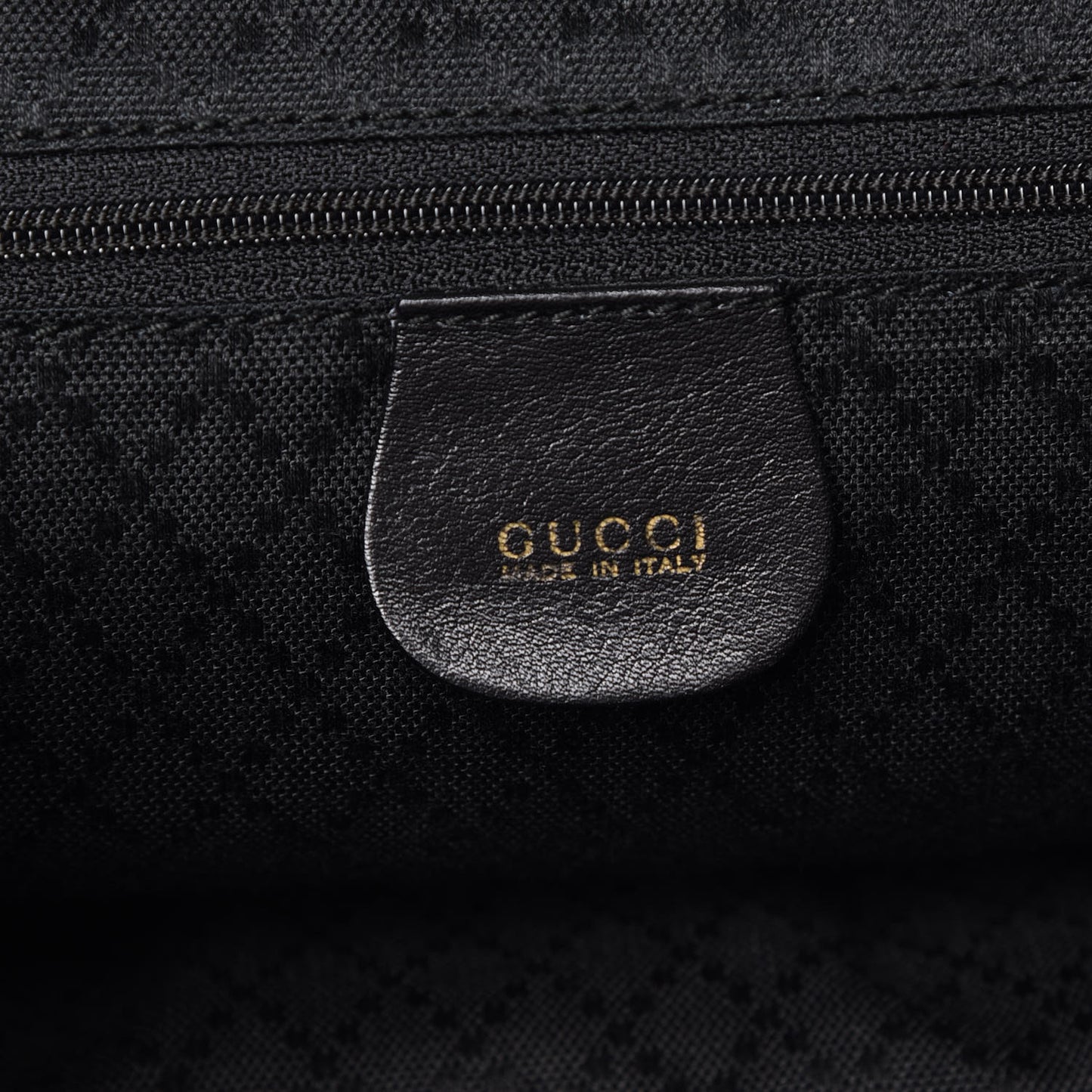 Calfskin Bamboo Backpack Black