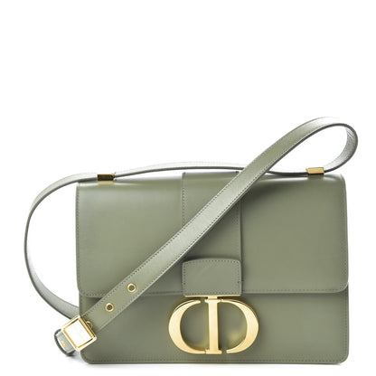 Christian Dior Smooth Calfskin 30 Montaigne Flap Bag Mint Green 1 of 9