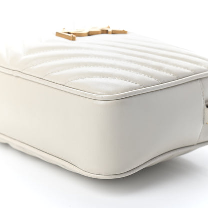 Saint Laurent Calfskin Matelasse Monogram Lou Camera Bag Crema Soft 7 of 10