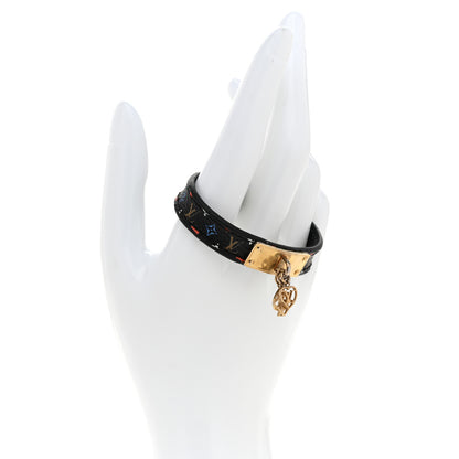 Louis Vuitton Monogram Multicolor Game On Bracelet 17 Black 2 of 5