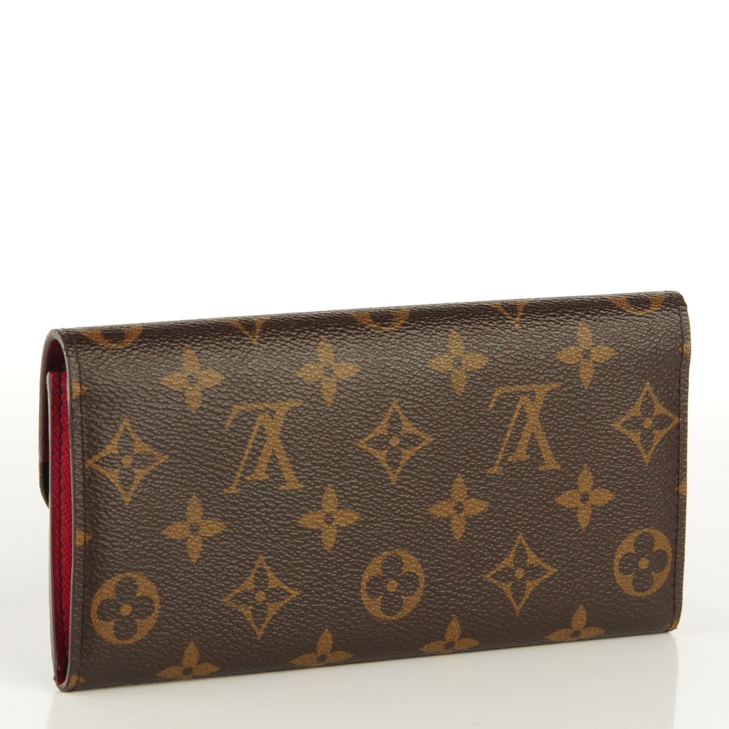 Monogram Emilie Wallet Red