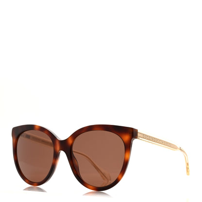 Gucci Colorblock Acetate Cat Eye GG0565S Sunglasses Havana 1 of 8