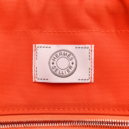 Hermes Canvas The Grooming Bag Bleu Navy Feu 8 of 12