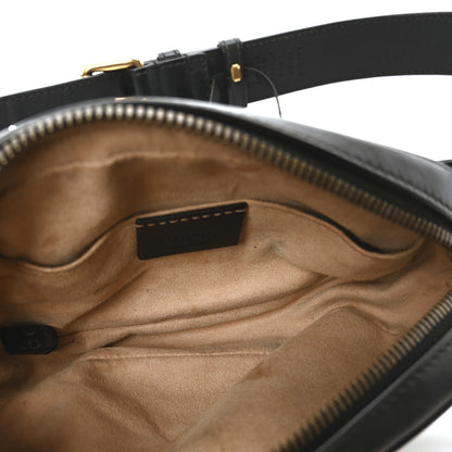 Gucci Calfskin Matelasse GG Marmont Belt Bag 85 34 Black 5 of 10