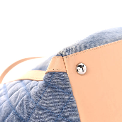Chanel Denim CC Flower Tote Blue 10 of 22
