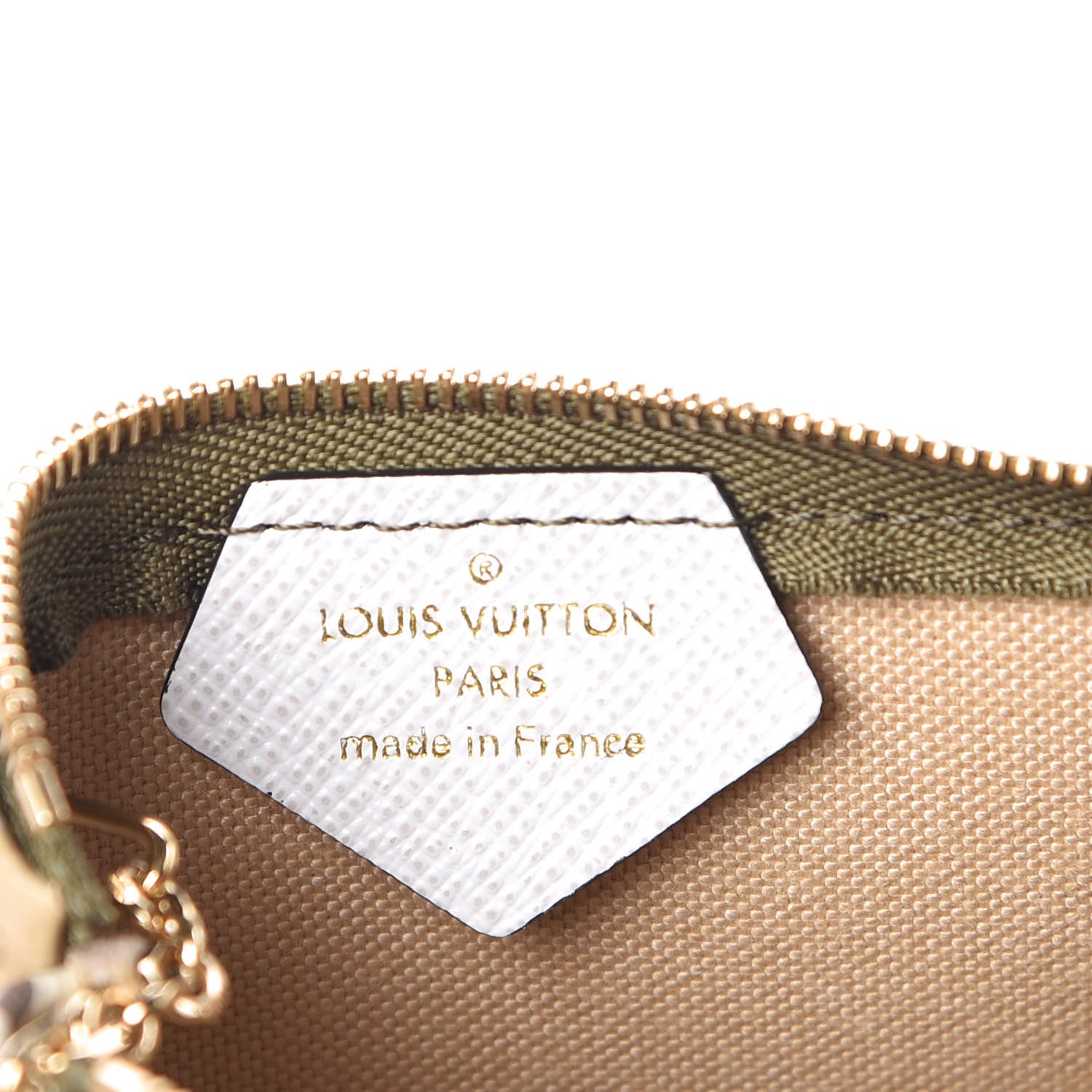 Louis Vuitton Monogram Giant Micro Pochette Accessories Kaki White 6 of 8