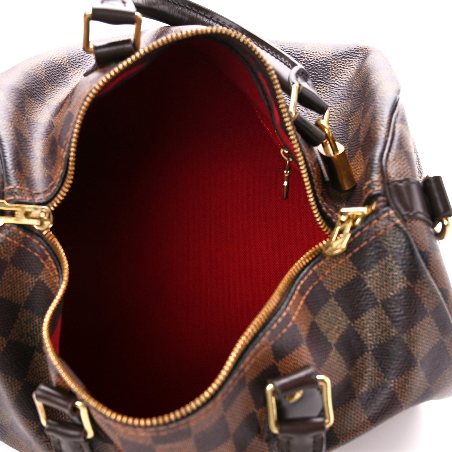 Louis Vuitton Damier Ebene Speedy Bandouliere 30 5 of 15
