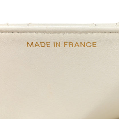 Chanel Lambskin Quilted Medium Single Flap White 7 of 16