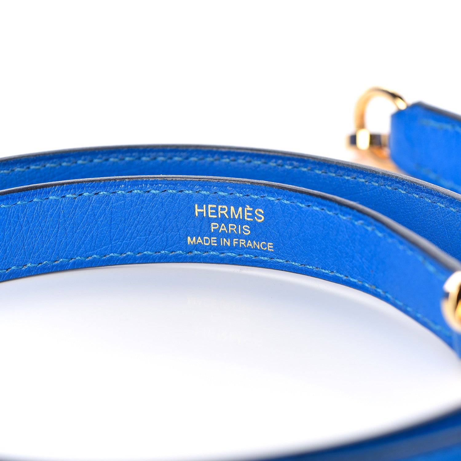 Hermes Ostrich Kelly Sellier 25 Bleuet 26 of 40