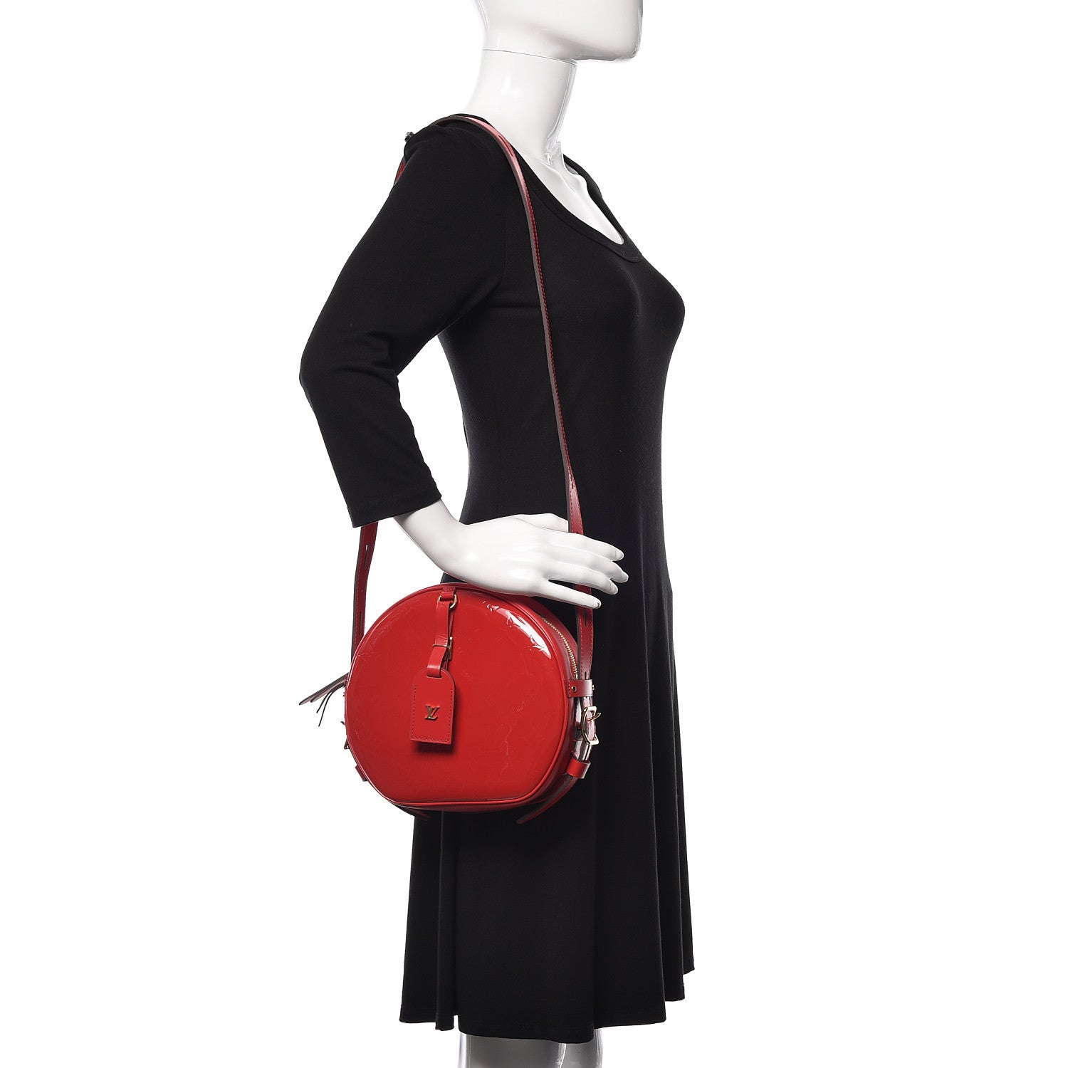 Louis Vuitton Vernis Boite Chapeau Souple Rouge 2 of 8