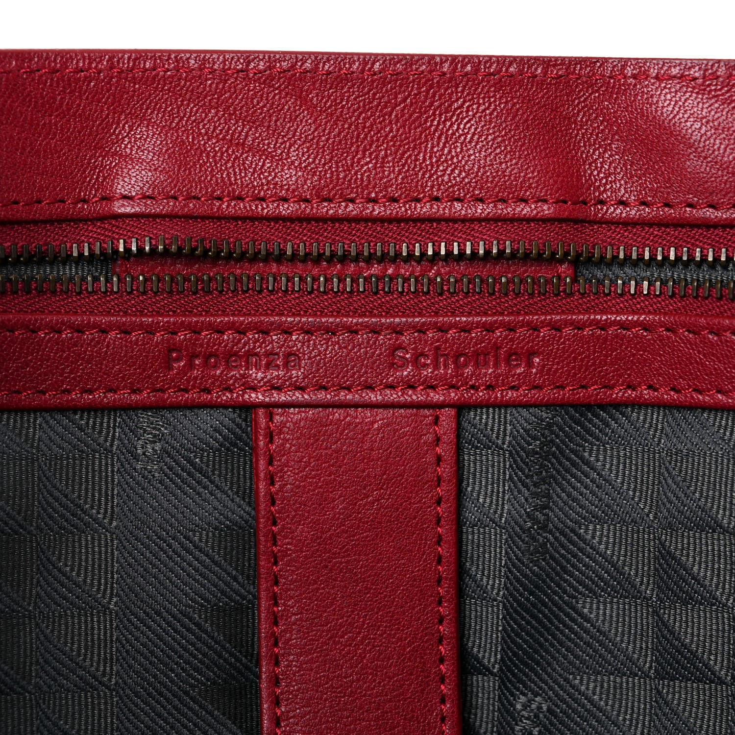 Proenza Schouler Lambskin Large PS1 Satchel Chianti 6 of 14