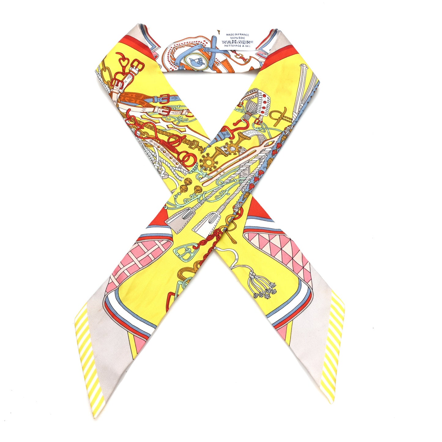 Silk Bouquets Selliers Twilly Jaune Vif Rouge Multicolor