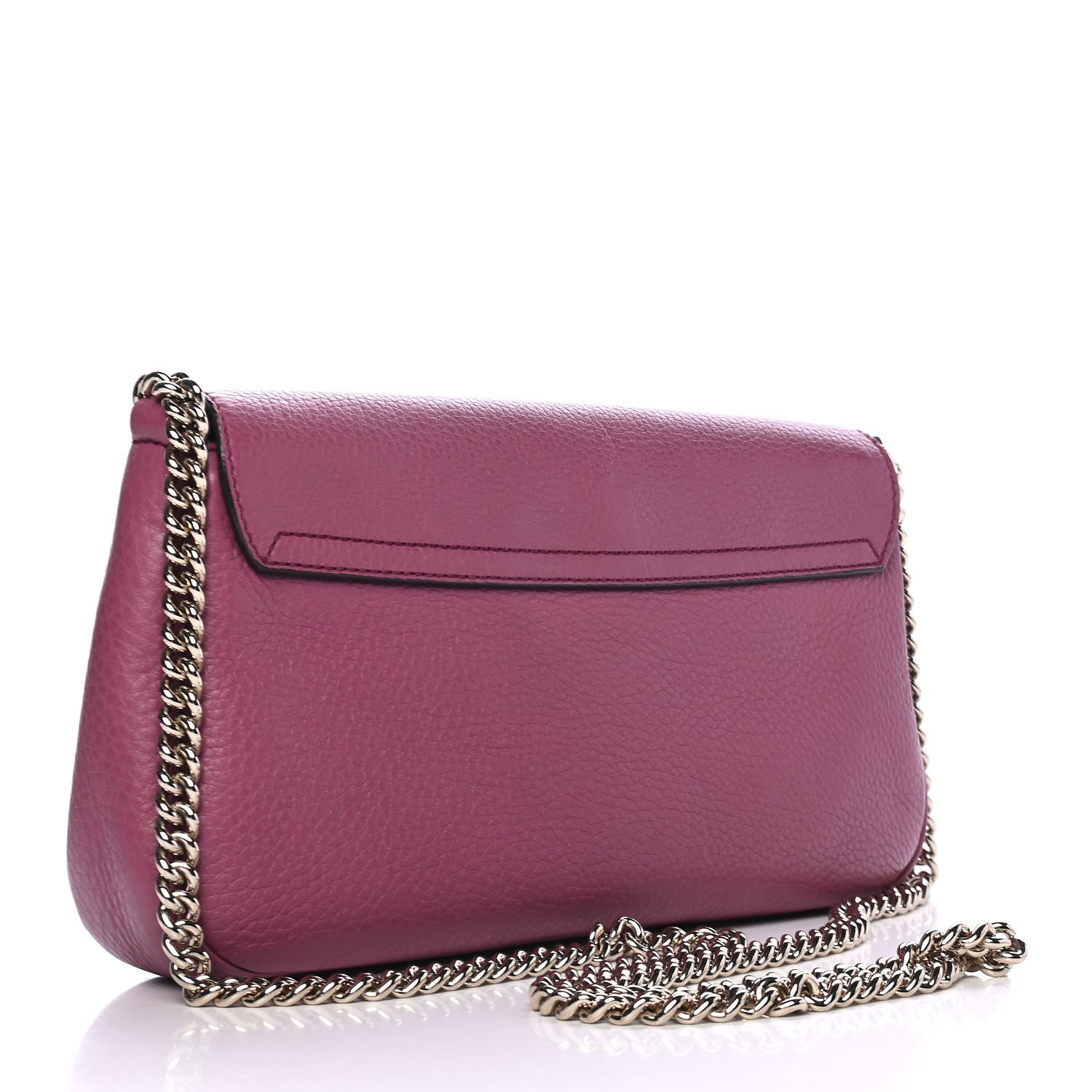 Gucci Pebbled Calfskin Medium Soho Flap Crossbody Peonia Flower 2 of 4