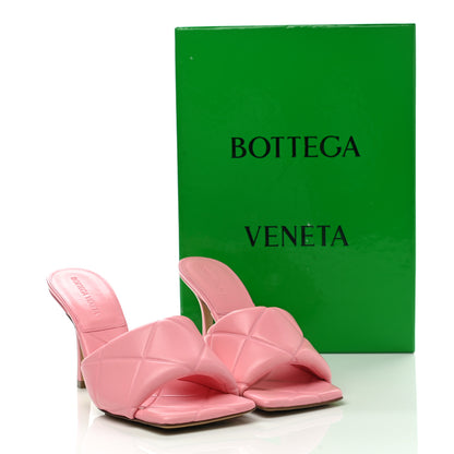 Bottega Veneta Nappa Quilted Rubber Lido Mule Sandals 39 Blossom 8 of 8