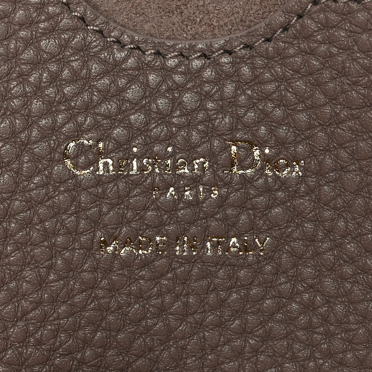 Grained Calfskin Large Bobby Flap Warm Taupe