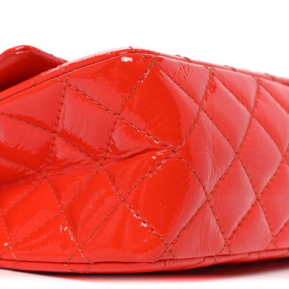 Chanel Distressed Patent Quilted 2.55 Reissue Flap Red 9 of 10