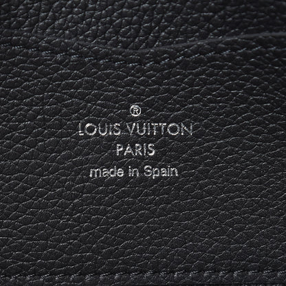 Louis Vuitton Calfskin Zippy Lockme Wallet Black 6 of 13