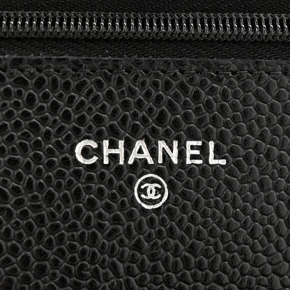 Chanel Caviar Quilted Wallet on Chain WOC Black 6 of 12