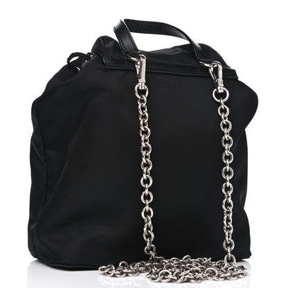 Prada Nylon Vela Mini Crossbody Backpack Black 2 of 8