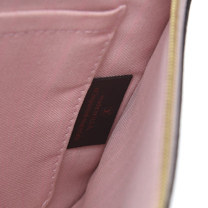 Louis Vuitton Damier Ebene Neverfull MM GM Pochette Rose Ballerine 7 of 9