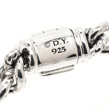 David Yurman Sterling Silver Diamond Petite Pave Curb Link Bracelet 4 of 4
