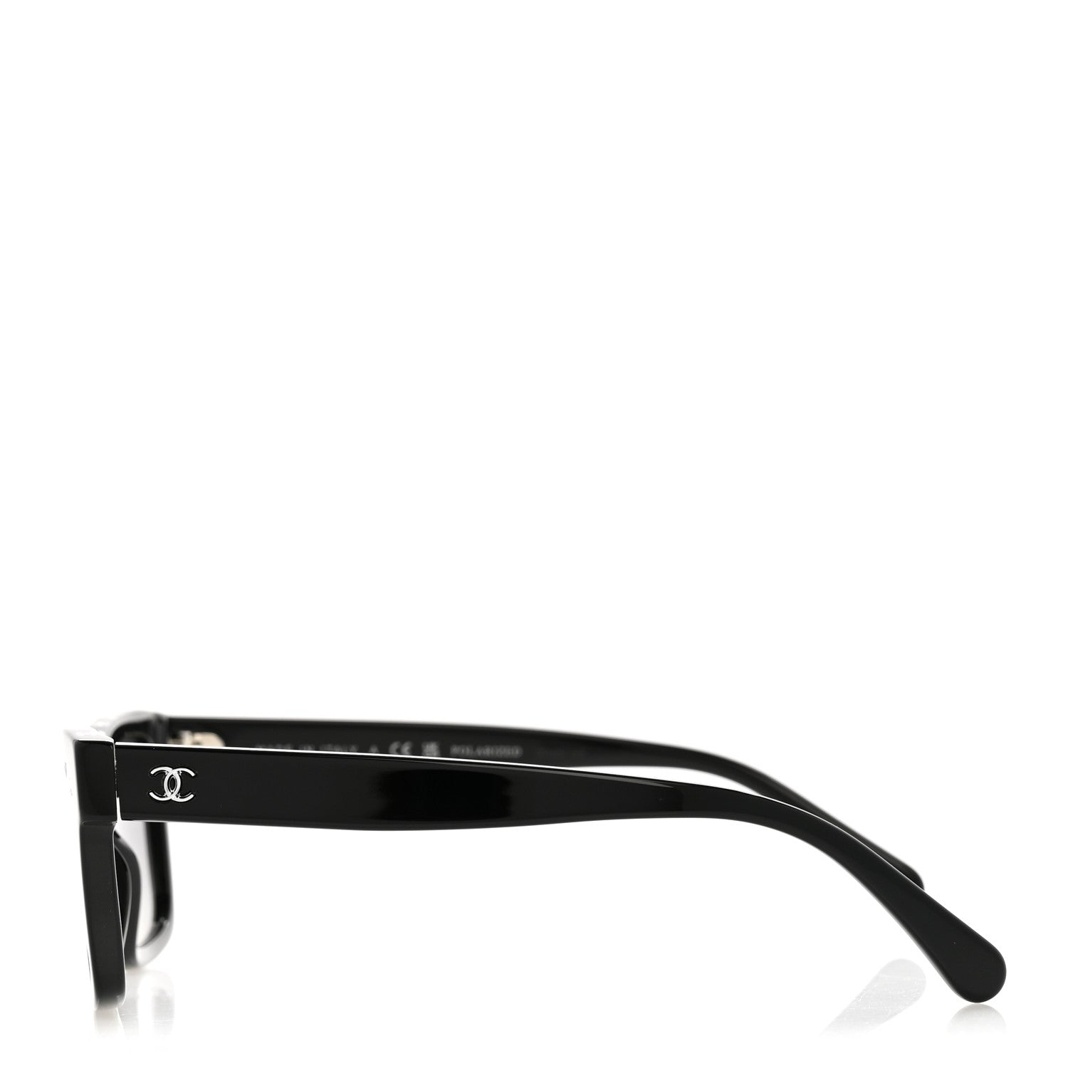 Chanel Acetate Polarized Square Sunglasses 5417 Black 3 of 8