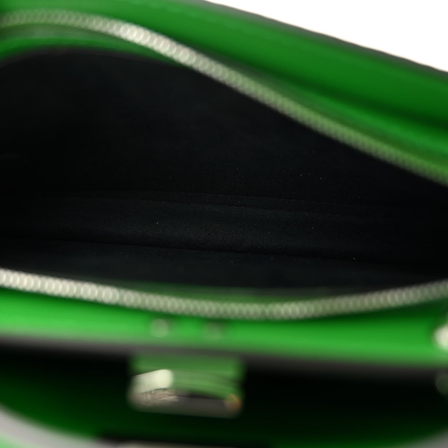 Cuoio Romano Vitello Cover Bi-Color Peekaboo I See U X Cross Satchel Tomatillo