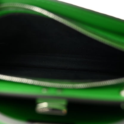 Fendi Cuoio Romano Vitello Cover Bi-Color Peekaboo I See U X Cross Satchel Tomatillo 5 of 11