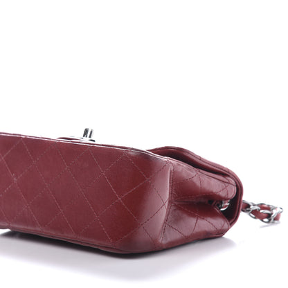 Chanel Lambskin Quilted Mini Square Flap Burgundy 7 of 13