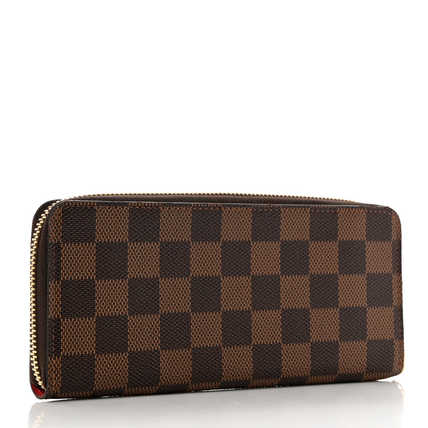 Louis Vuitton Damier Ebene Clemence Wallet Cherry 3 of 6