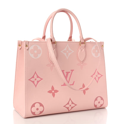 Louis Vuitton Empreinte Monogram Giant Onthego MM Degrade Rose 3 of 9