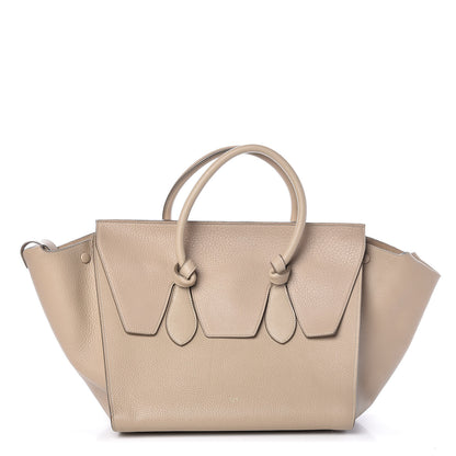 Celine Crisped Calfskin Medium Tie Knot Tote Light Taupe 1 of 14
