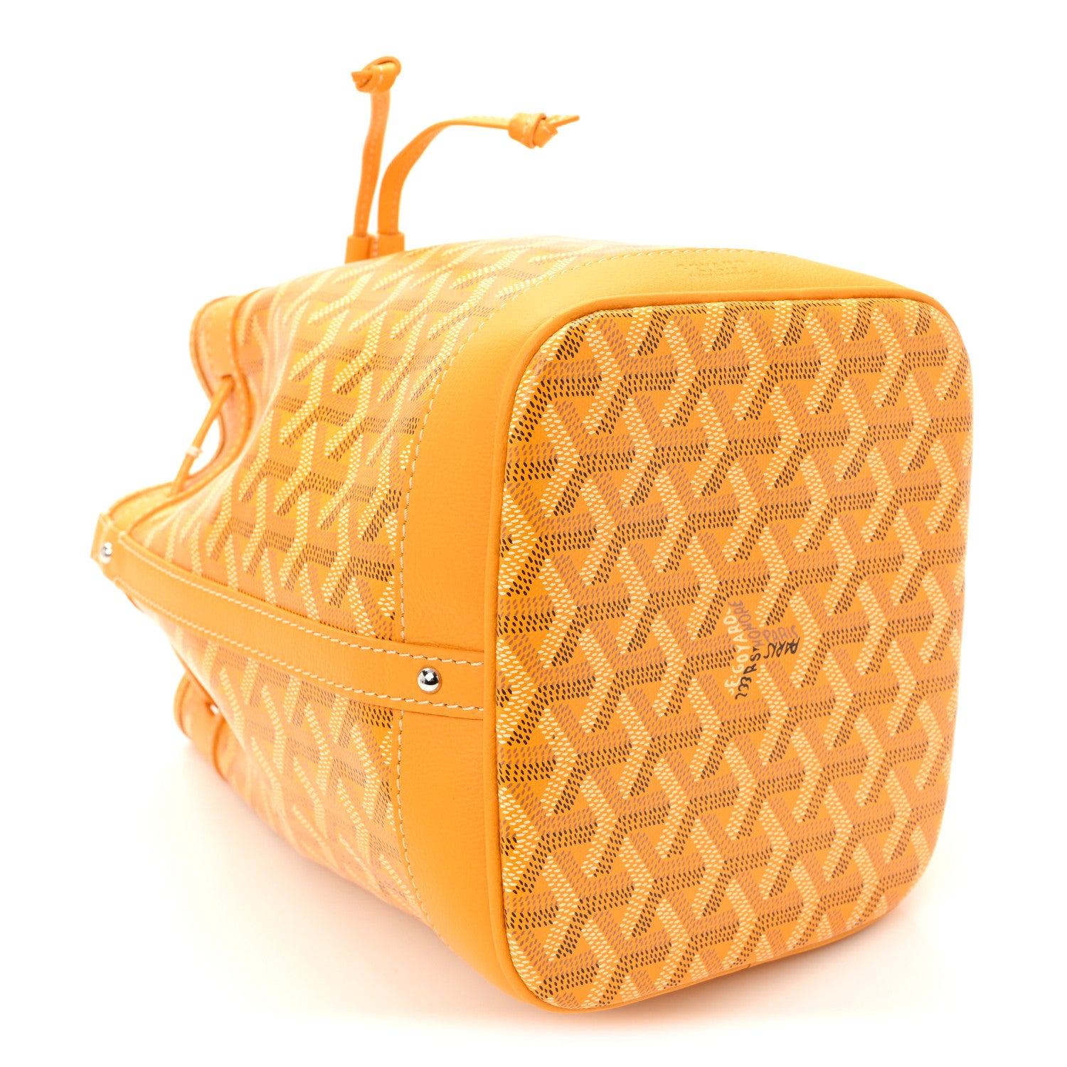 Goyard Goyardine Petit Flot Bucket Bag PM Yellow 4 of 9