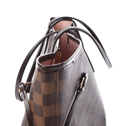 Louis Vuitton Damier Ebene Neo Neverfull MM Rose Ballerine 13 of 13
