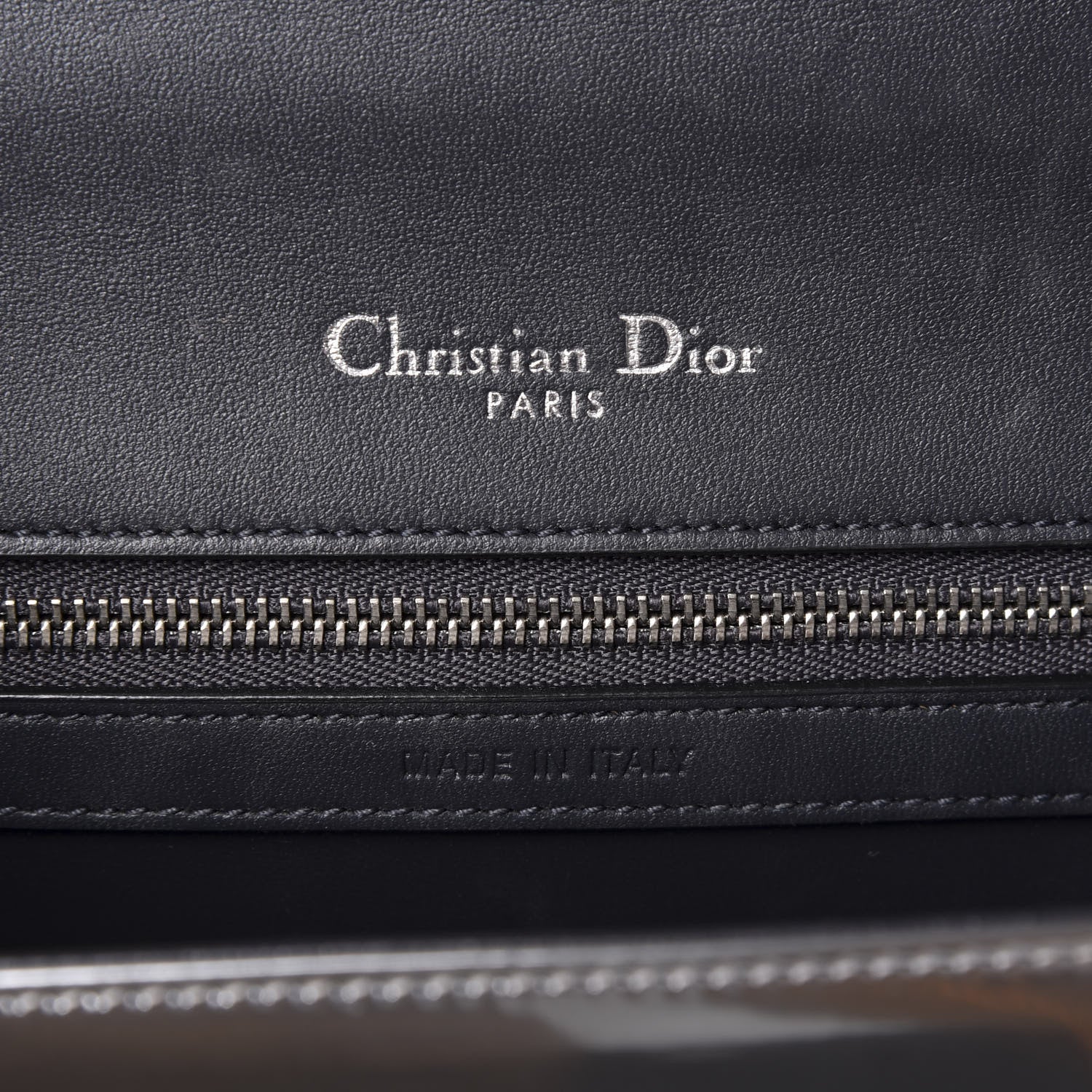 Christian Dior Metallic Patent Micro-Cannage Medium Diorama Flap Bag Silver 10 of 11