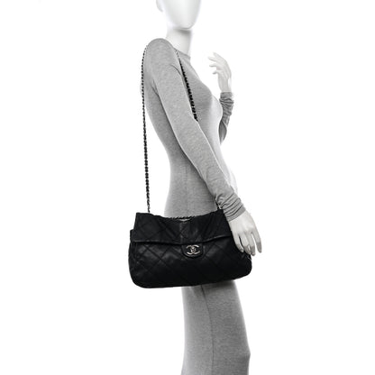 Chanel Lambskin Ultimate Stitch Maxi Flap Black 2 of 11